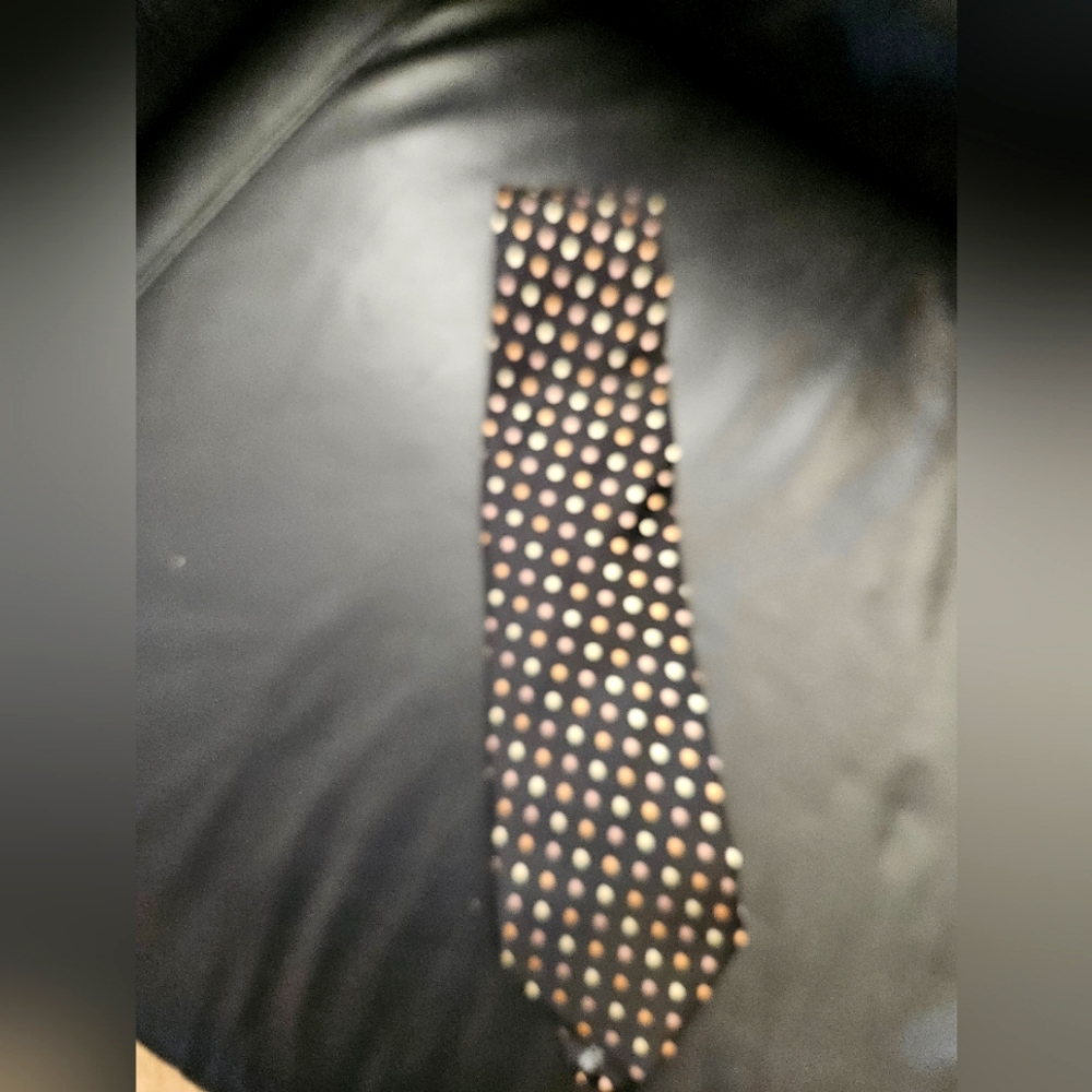 Portfolio yellow and black tie dotted sklk